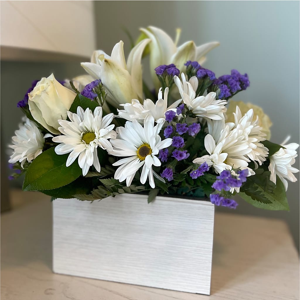 Beyond Blue Box Bouquet – Flowersusa.net, Tontitown AR