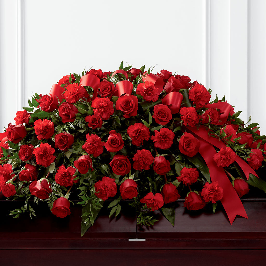 Tribute of Life Casket Spray – Flowersusa.net, Tontitown AR
