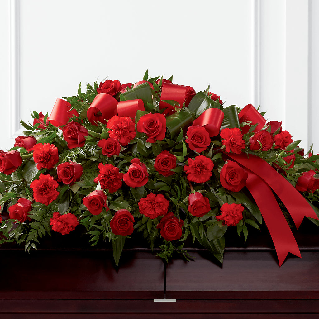 Tribute of Life Casket Spray – Flowersusa.net, Tontitown AR