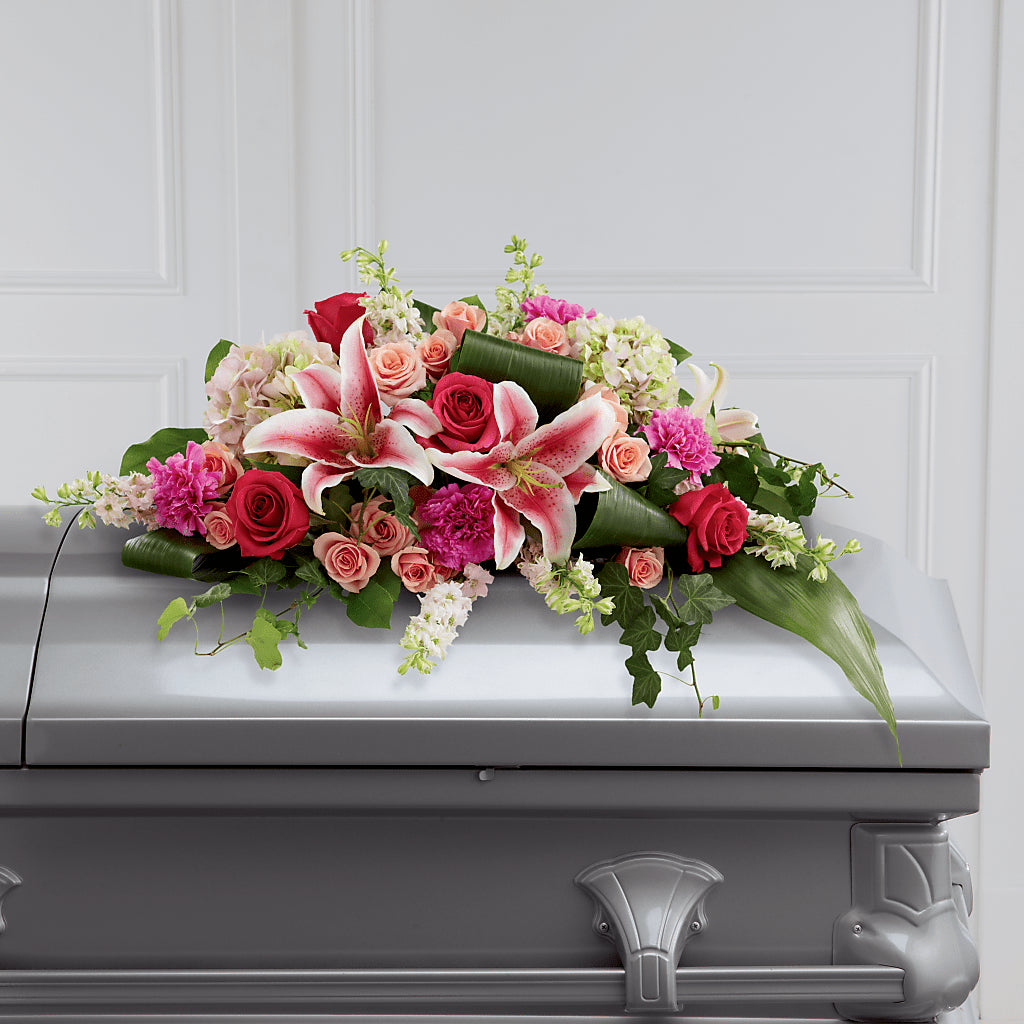 Splendid Grace Casket Spray – Flowersusa.net, Tontitown AR