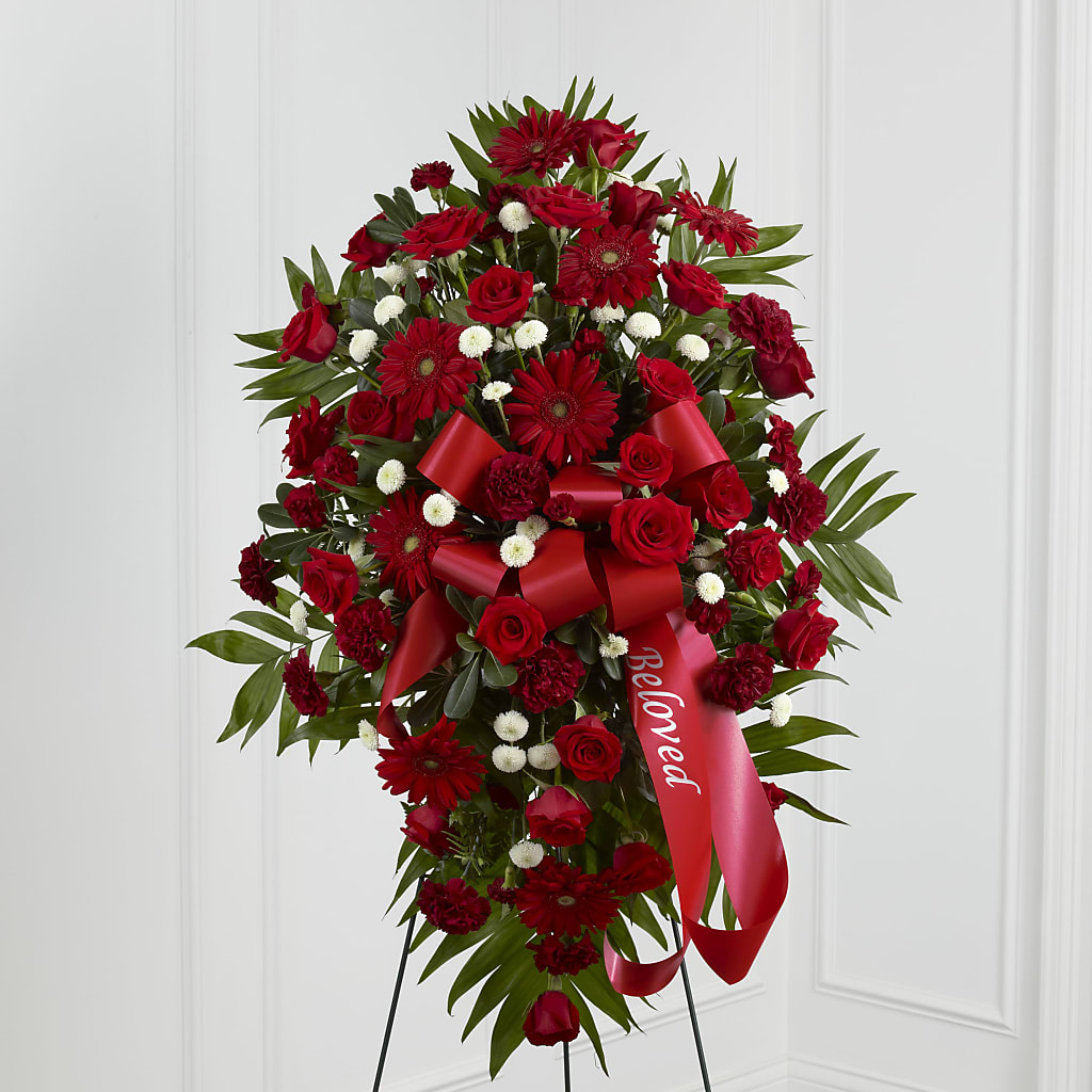 Treasured Memories Standing Spray – Flowersusa.net, Tontitown AR