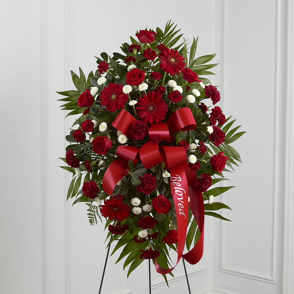 Treasured Memories Standing Spray – Flowersusa.net, Tontitown AR