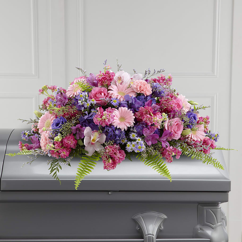 Glorious Garden Casket Spray – Flowersusa.net, Tontitown AR