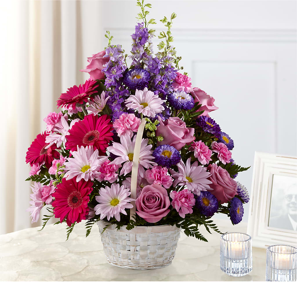 Pastel Peace Basket – Flowersusa.net, Tontitown AR