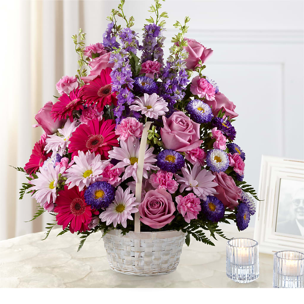 Pastel Peace Basket – Flowersusa.net, Tontitown AR