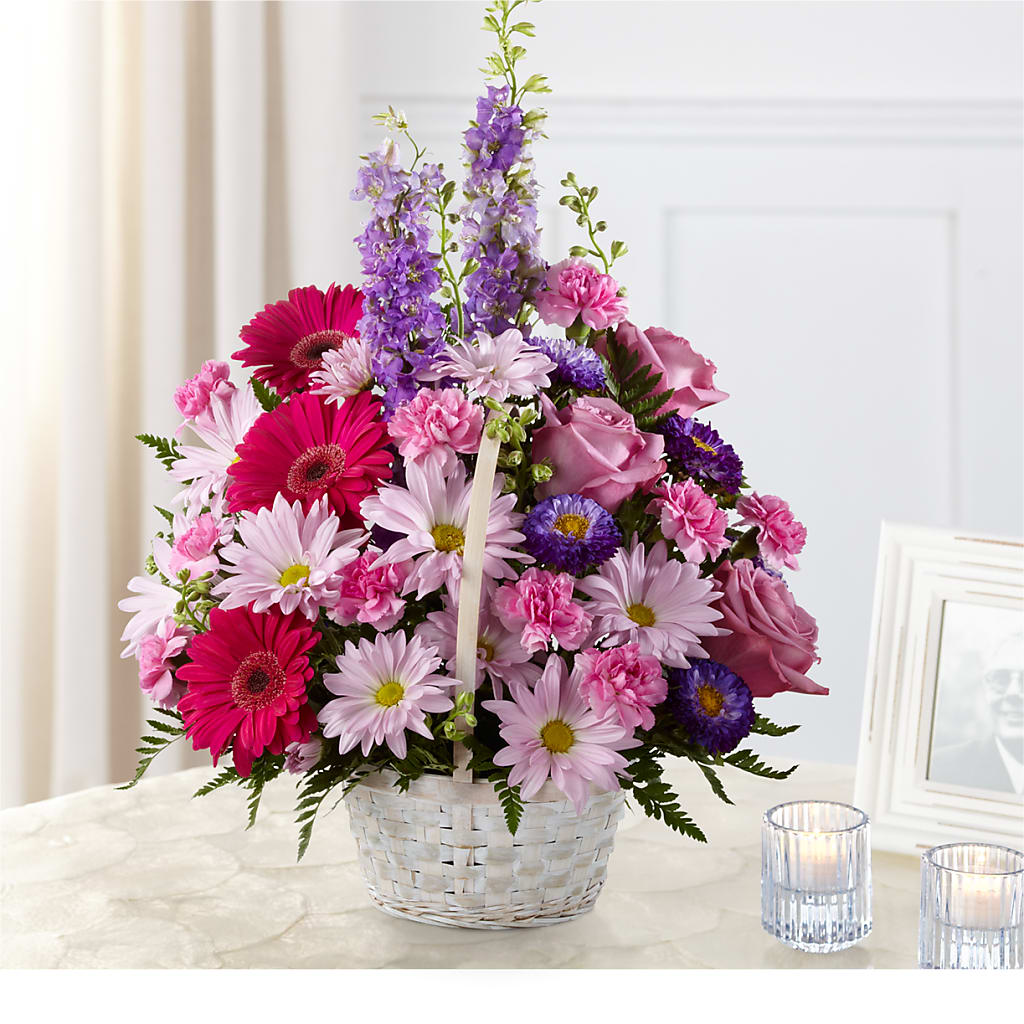 Pastel Peace Basket – Flowersusa.net, Tontitown AR