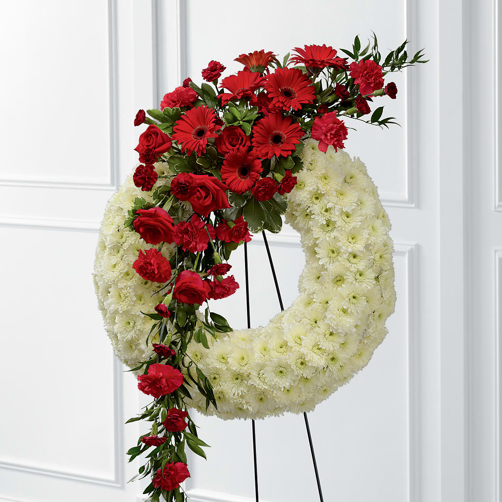 Graceful Tribute Wreath – Flowersusa.net, Tontitown AR