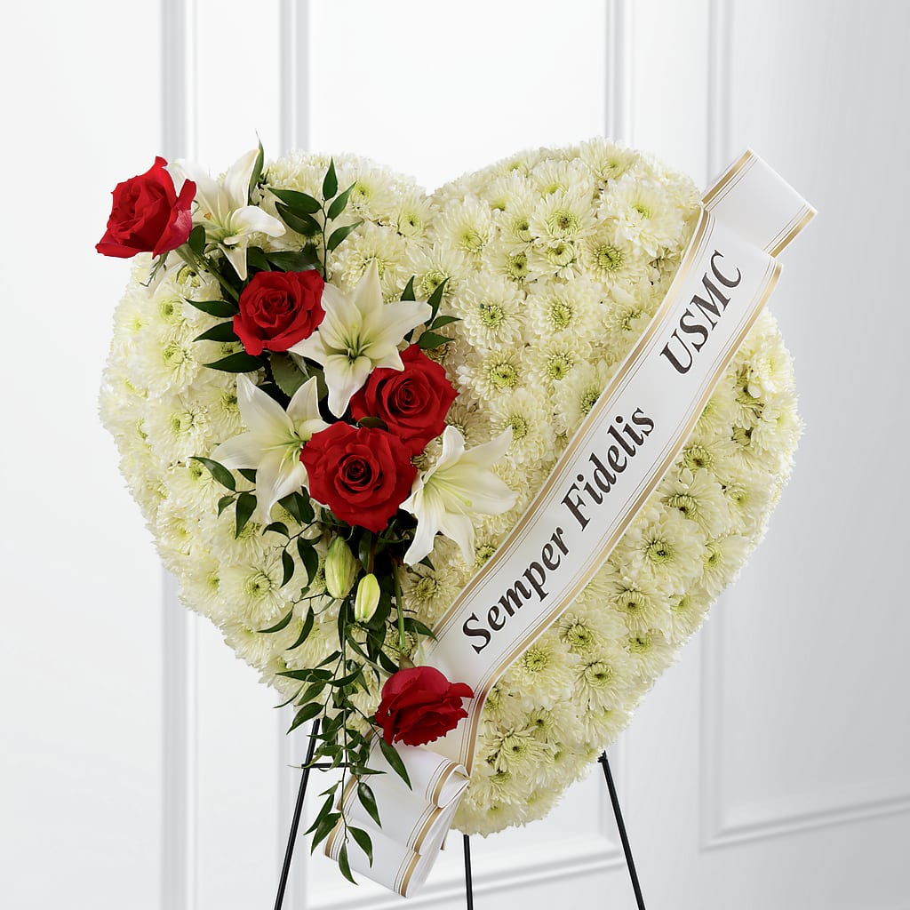 Heartfelt Hero Standing Heart – Flowersusa.net, Tontitown AR