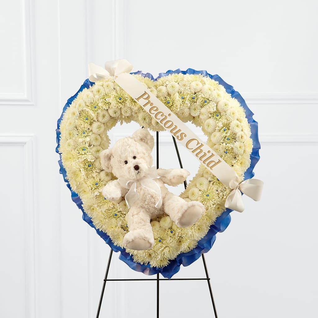 Precious Child Standing Heart – Flowersusa.net, Tontitown AR