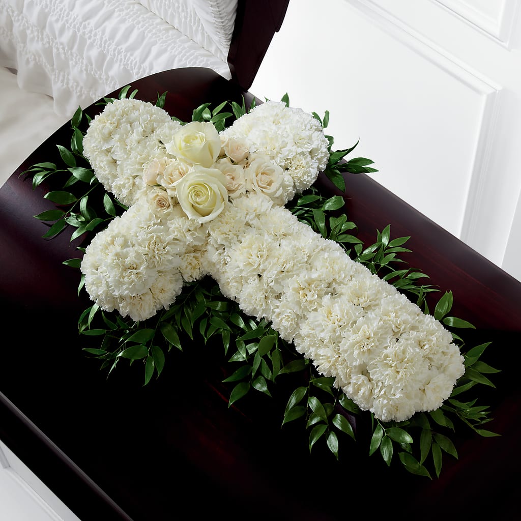 Peaceful Memories Casket Spray (Standard) – Flowersusa.net, Tontitown AR
