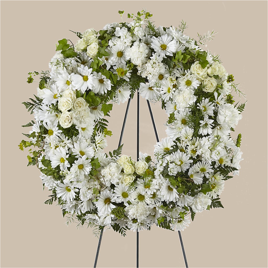 Faithful Wishes Wreath – Flowersusa.net, Tontitown AR