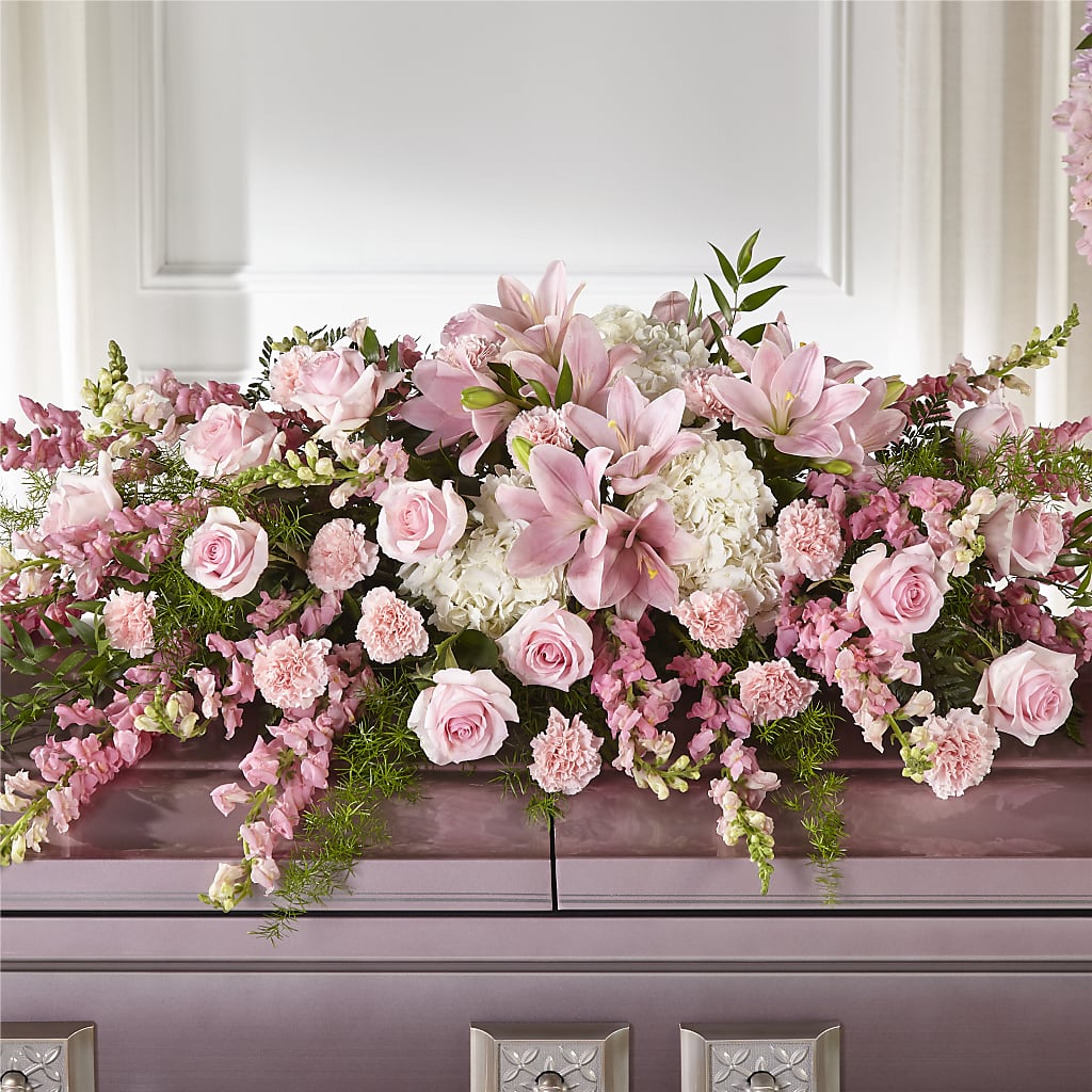 Life & Remembrance Casket Spray – Flowersusa.net, Tontitown AR