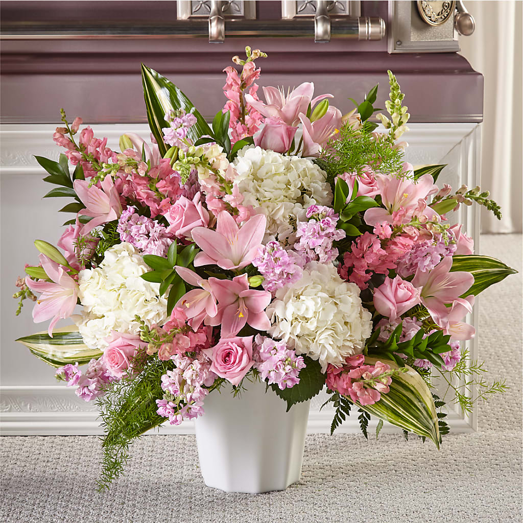 Simply Serene Floor Basket – Flowersusa.net, Tontitown AR