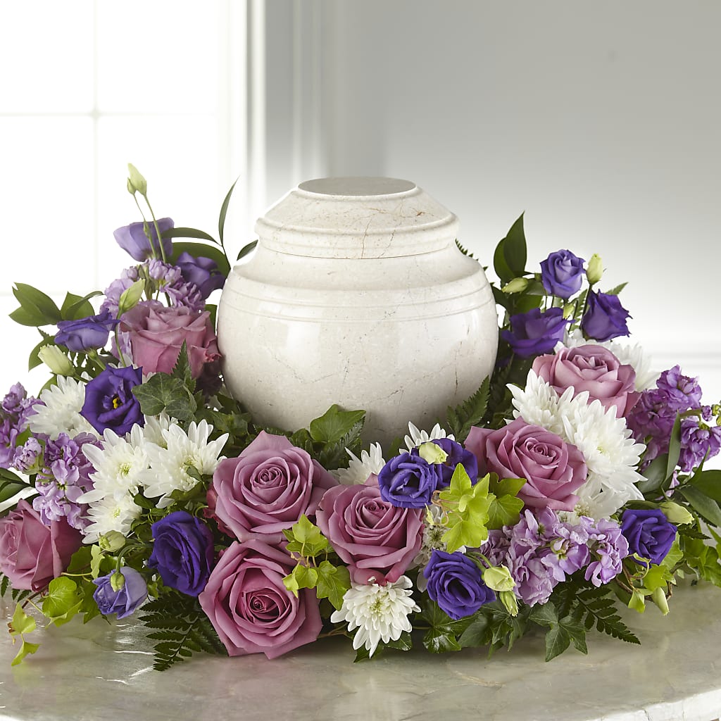 Blooming Sympathy Cremation Adornment – Flowersusa.net, Tontitown AR