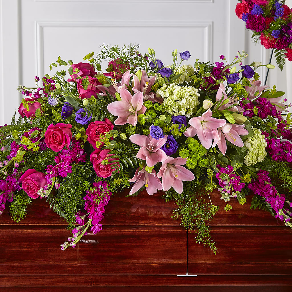 Radiant Tribute Casket Spray – Flowersusa.net, Tontitown AR