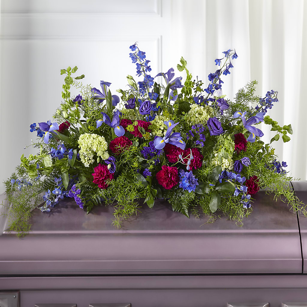 Always Treasured Casket Spray – Flowersusa.net, Tontitown AR