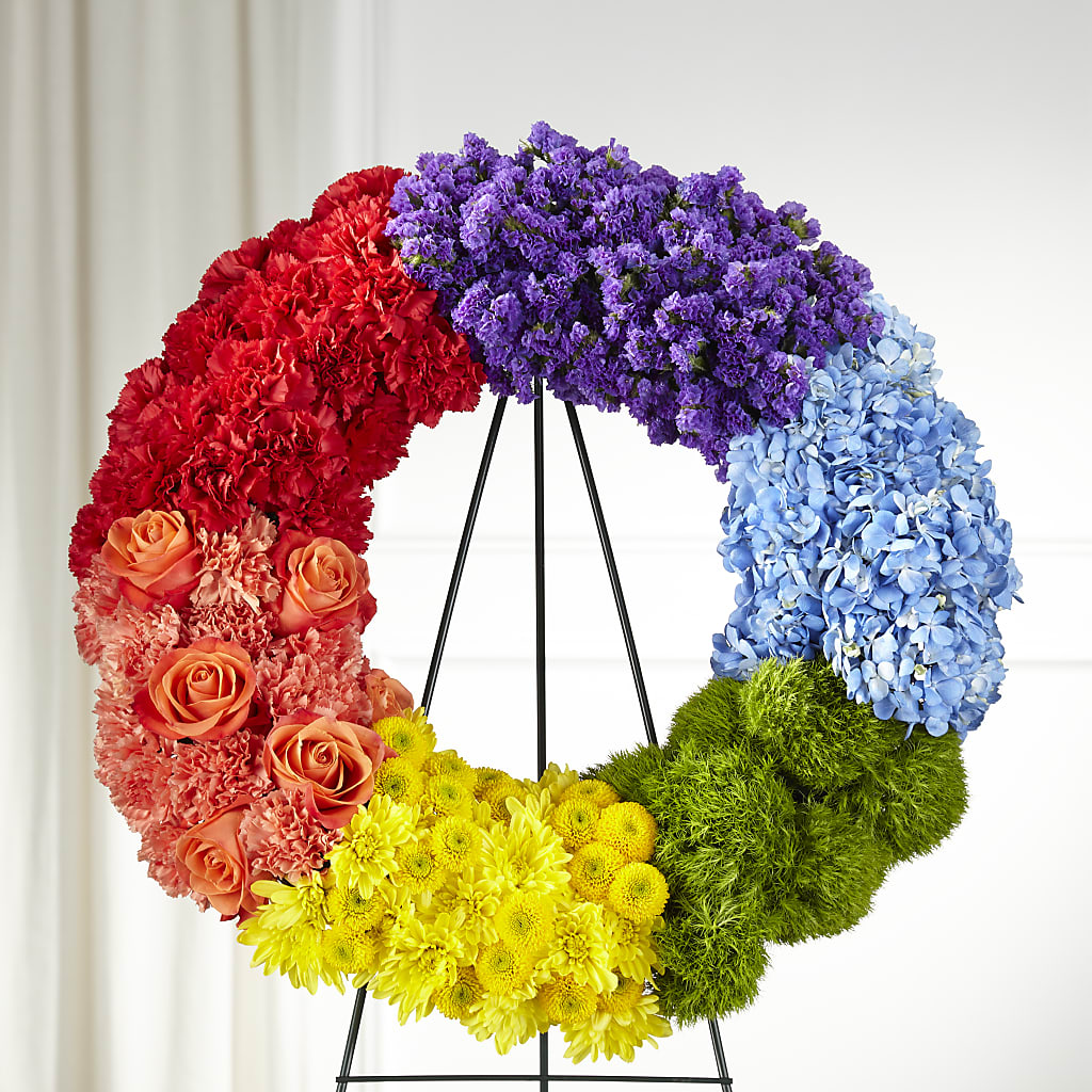 Circle of Love Wreath – Flowersusa.net, Tontitown AR