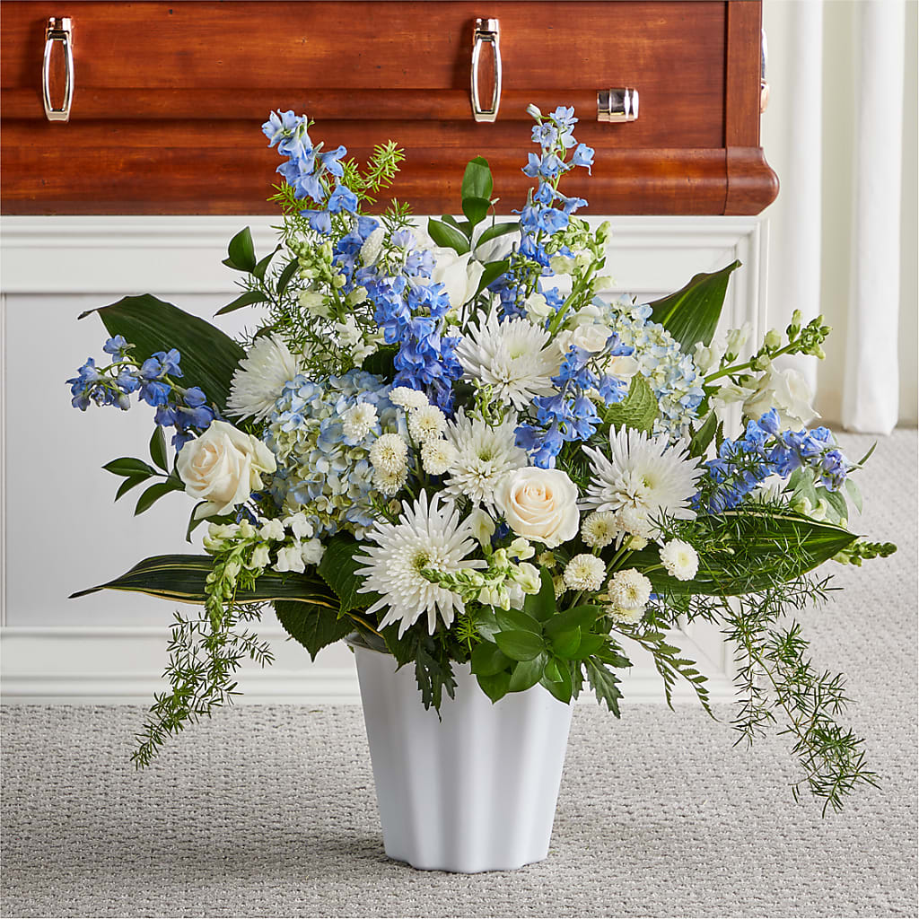 Everlasting Memories Floor Basket – Flowersusa.net, Tontitown AR