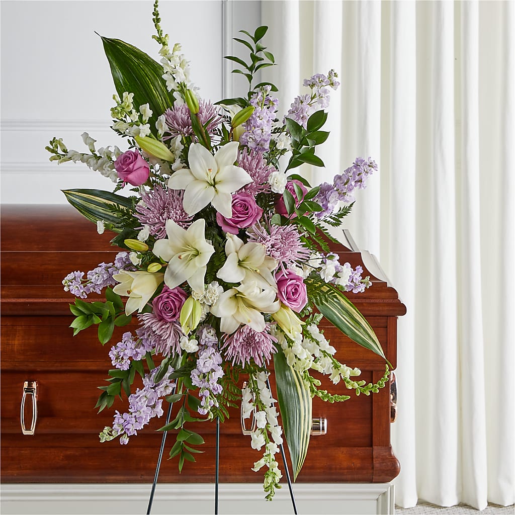 Grateful Hearts Standing Spray – Flowersusa.net, Tontitown AR