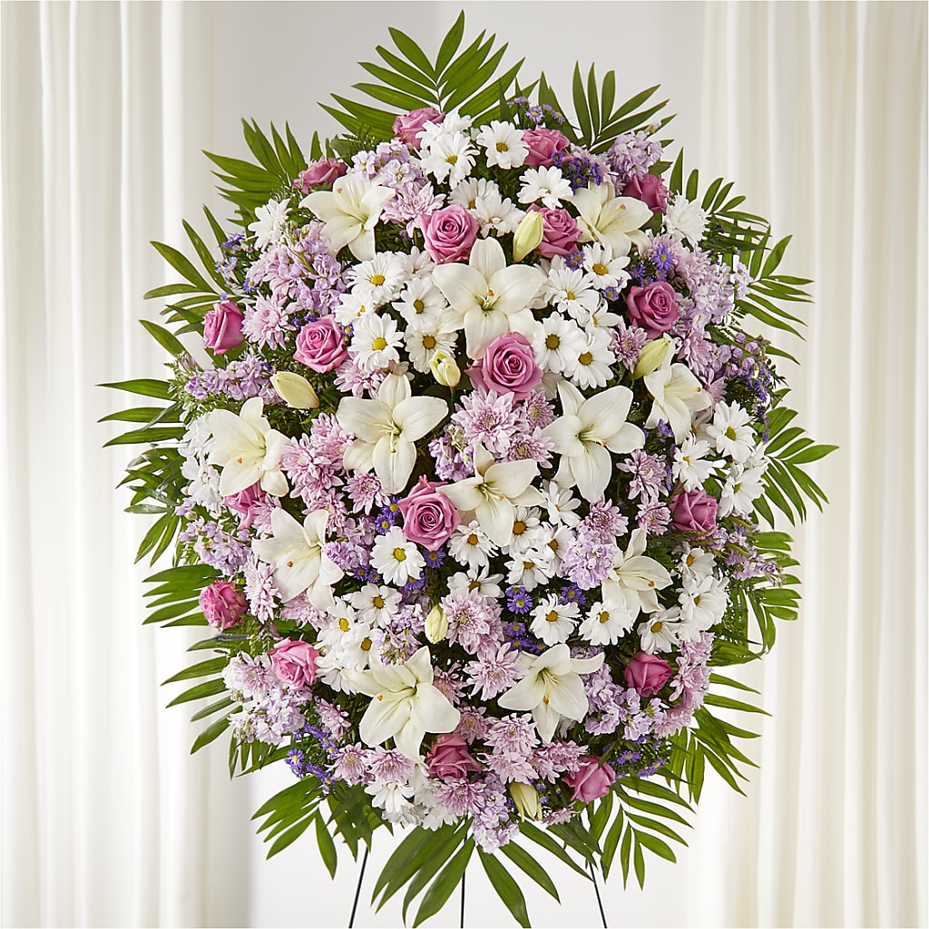 Surrounded by Love Standing Spray – Flowersusa.net, Tontitown AR