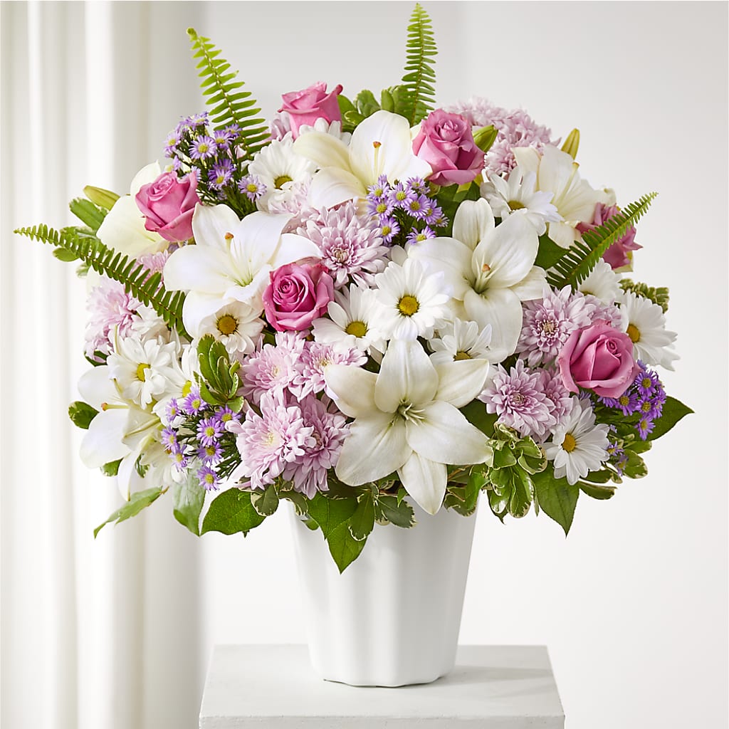 Warmest Thoughts Tabletop Basket – Flowersusa.net, Tontitown AR
