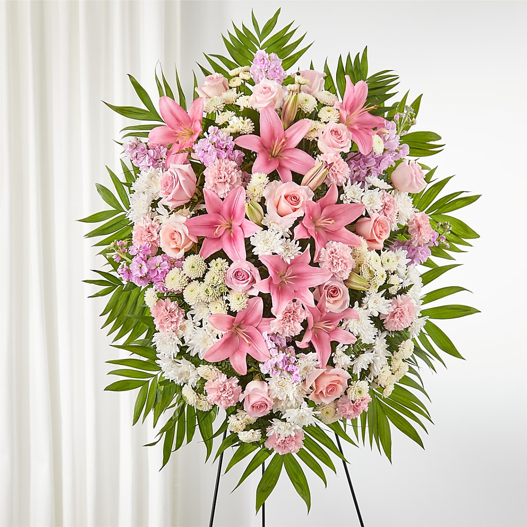Offering Solace Standing Spray – Flowersusa.net, Tontitown AR