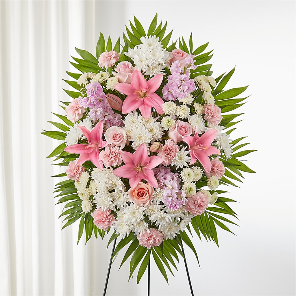 Offering Solace Standing Spray – Flowersusa.net, Tontitown AR