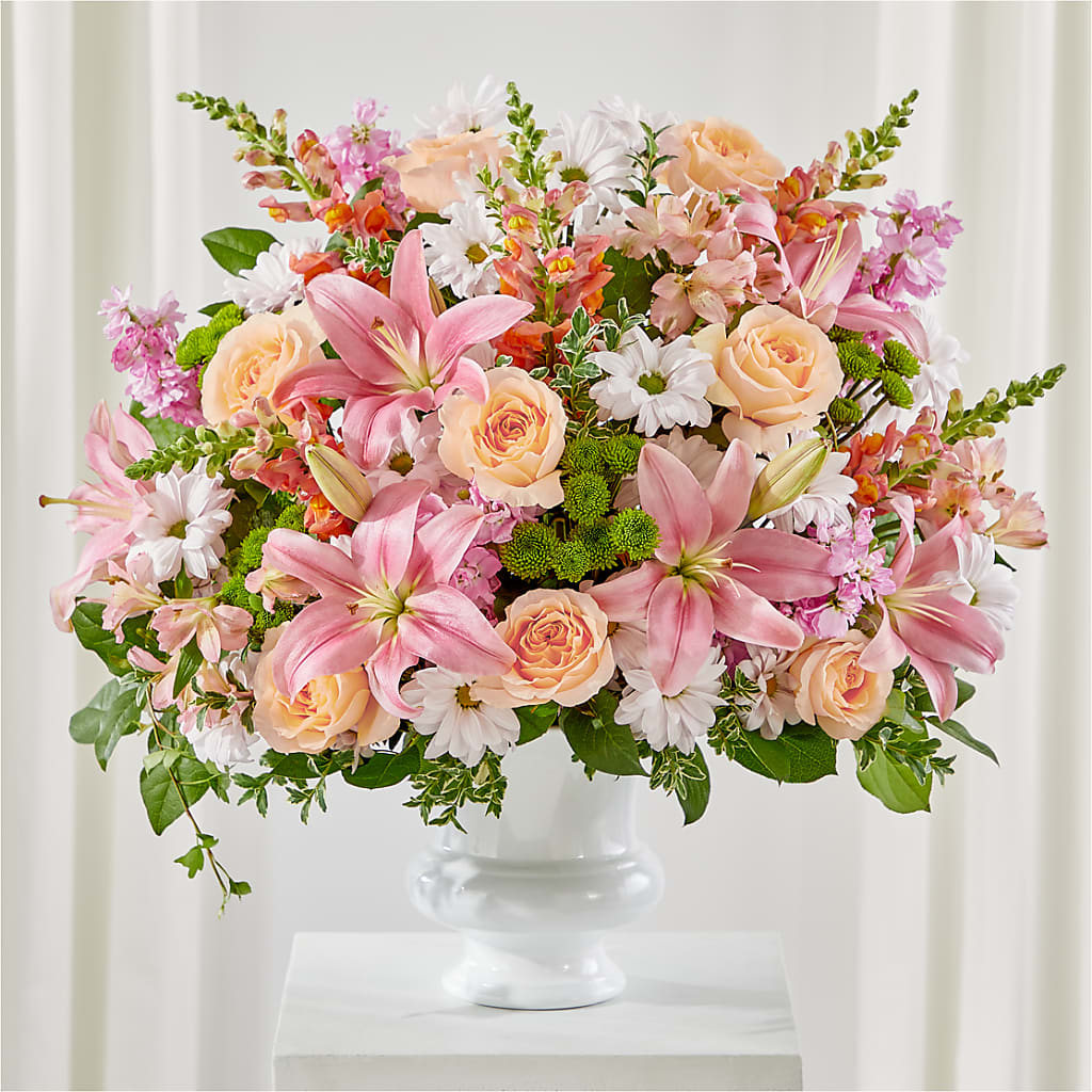 Heartfelt Gesture Urn Arrangement – Flowersusa.net, Tontitown AR