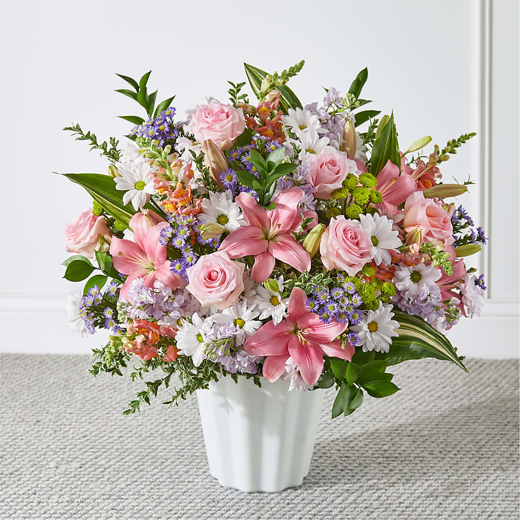 Abundant Compassion Floor Basket – Flowersusa.net, Tontitown AR