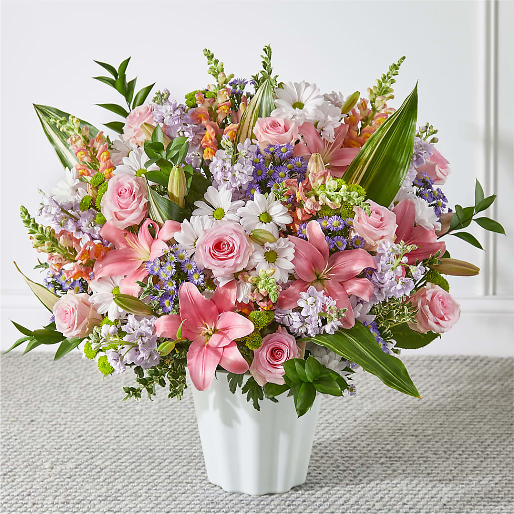 Abundant Compassion Floor Basket – Flowersusa.net, Tontitown AR