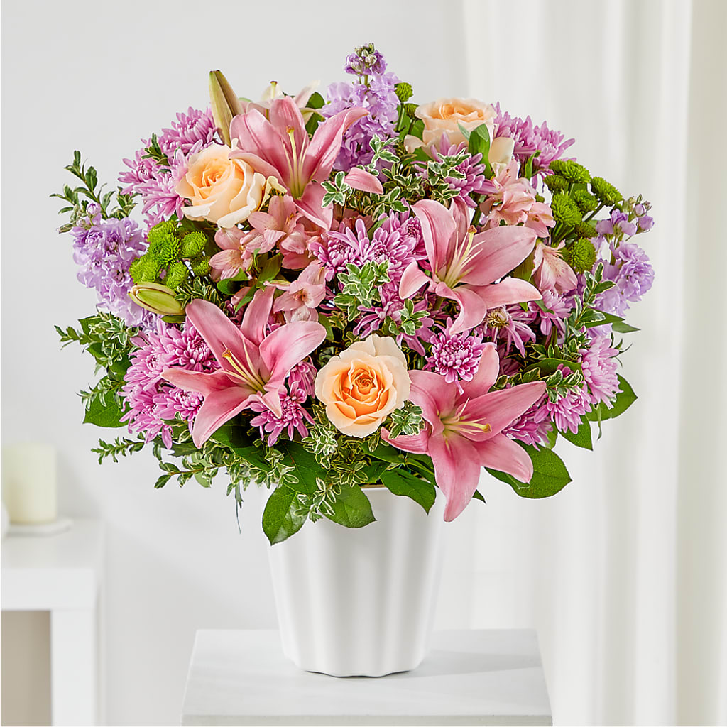 Supportive Embrace Tabletop Basket – Flowersusa.net, Tontitown AR