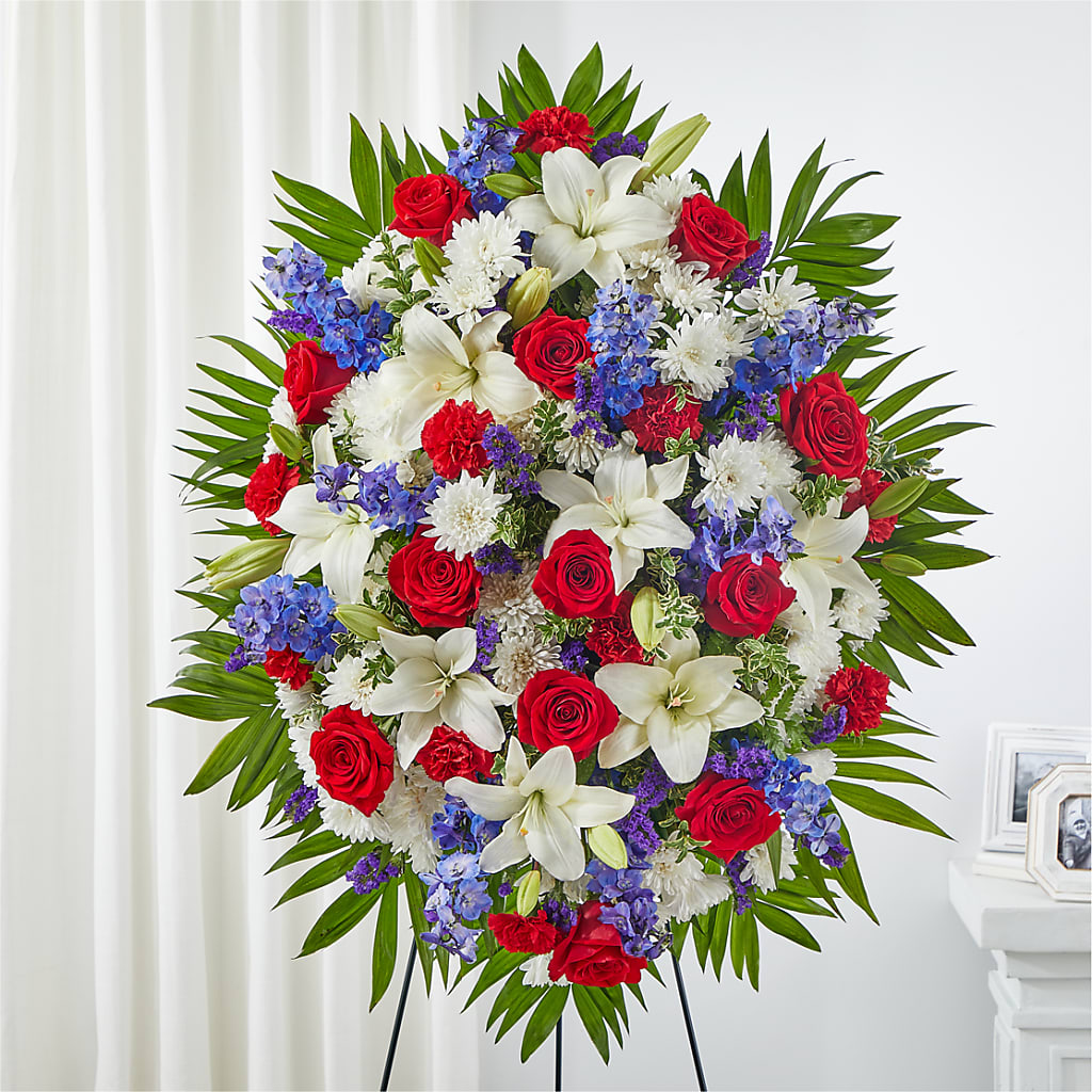 Cherished Service Standing Spray – Flowersusa.net, Tontitown AR