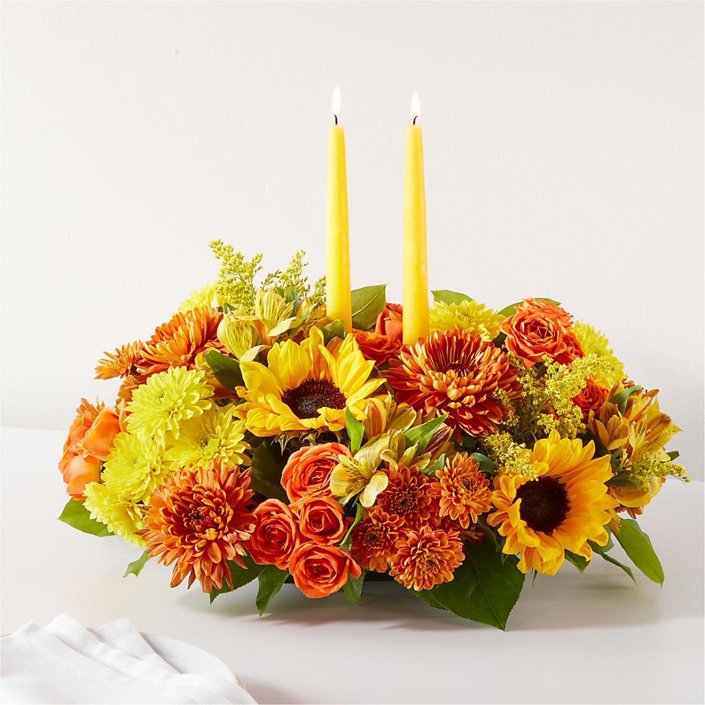 Autumn Harmony Centerpiece – Flowersusa.net, Tontitown AR