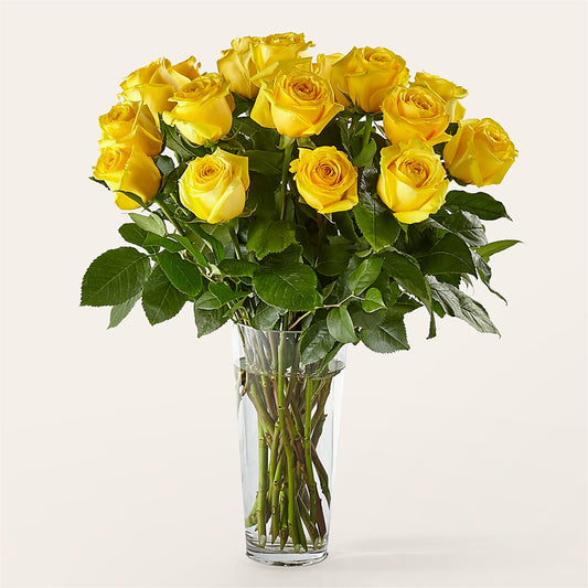 Long Stem Yellow Rose Bouquet –  Flowersusa.net, Tontitown AR