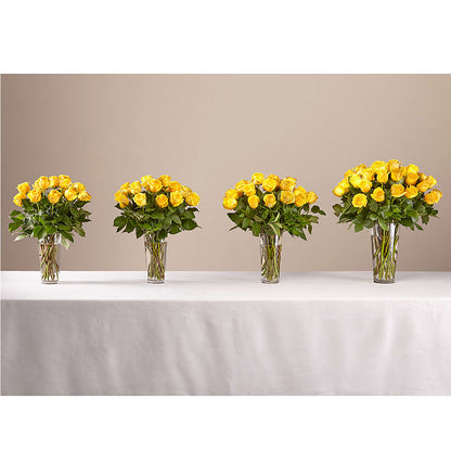 Long Stem Yellow Rose Bouquet –  Flowersusa.net, Tontitown AR