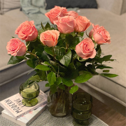 Long Stem Pink Rose Bouquet –  Flowersusa.net, Tontitown AR