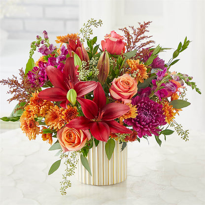 Burgundy Landscape Bouquet –  Flowersusa.net, Tontitown AR