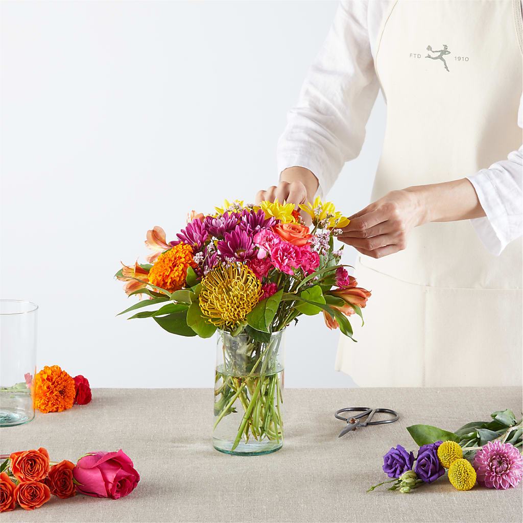 Feast of Color – A Florist Original –  Flowersusa.net, Tontitown AR