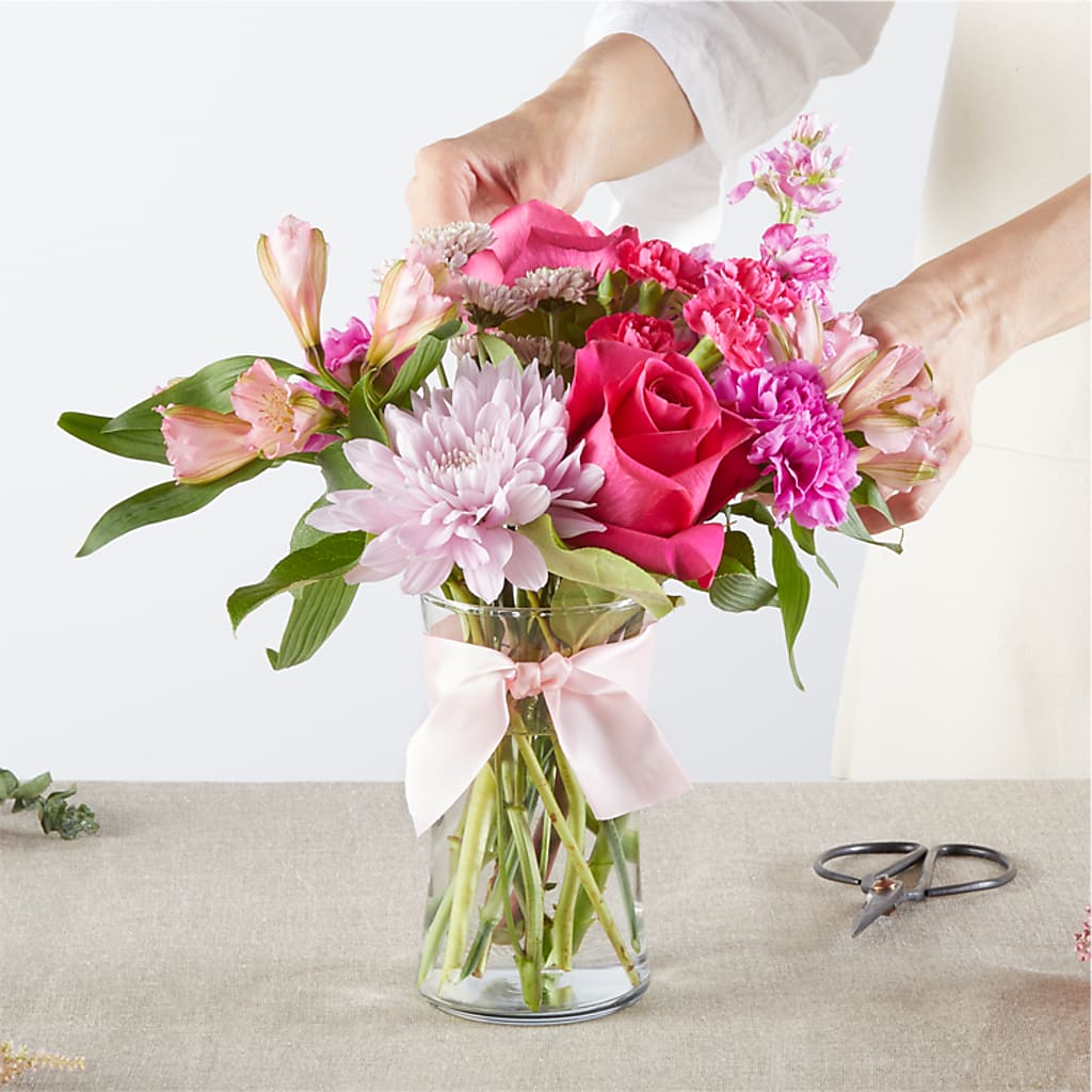 Pink Ribbon - A Florist Original –  Flowersusa.net, Tontitown AR