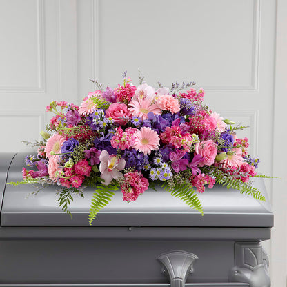 Glorious Garden Casket Spray –  Flowersusa.net, Tontitown AR