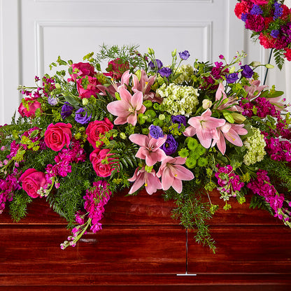 Radiant Tribute Casket Spray –  Flowersusa.net, Tontitown AR