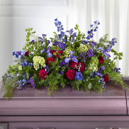 Always Treasured Casket Spray –  Flowersusa.net, Tontitown AR