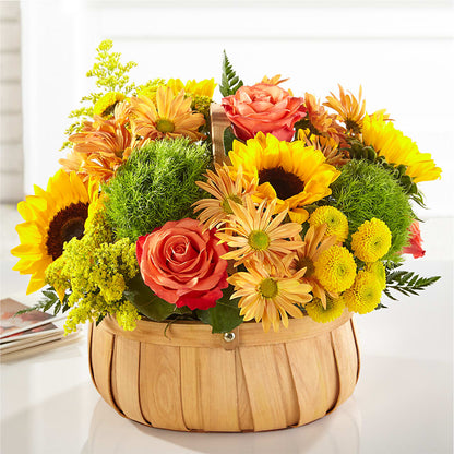 Harvest Sunflower Basket –  Flowersusa.net, Tontitown AR