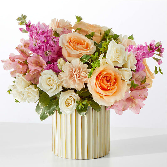 Paradise Bouquet with Ivory Vase –  Flowersusa.net, Tontitown AR