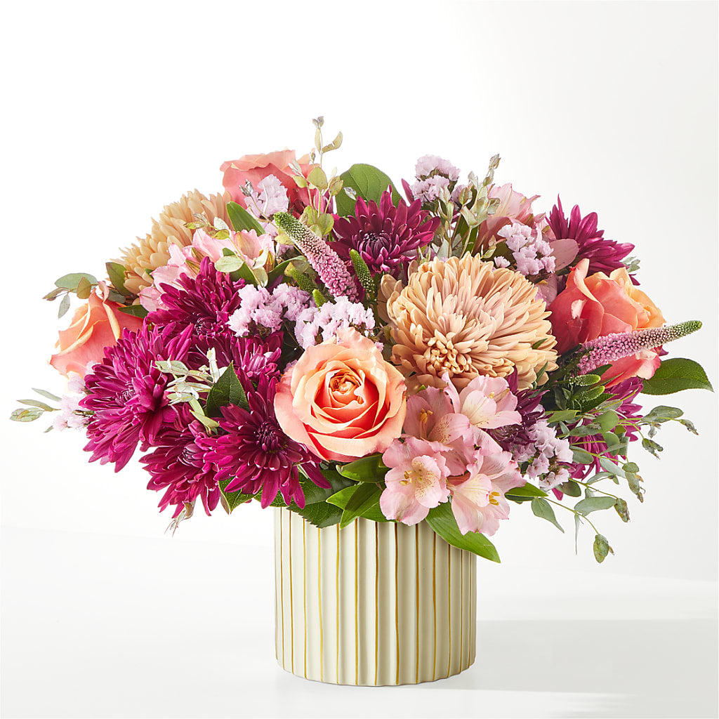 Berry Cobbler Bouquet with Ivory Vase –  Flowersusa.net, Tontitown AR