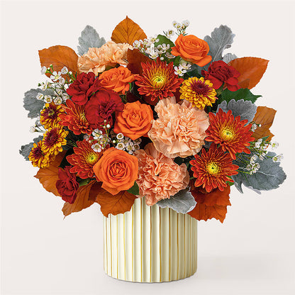 Merlot Bouquet with Ivory Vase –  Flowersusa.net, Tontitown AR