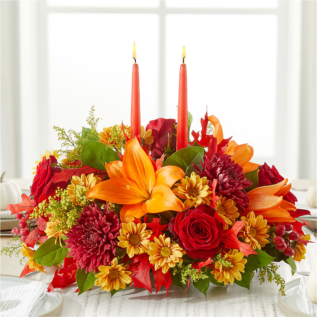 Autumn's Embrace Centerpiece –  Flowersusa.net, Tontitown AR