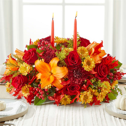 Autumn's Embrace Centerpiece –  Flowersusa.net, Tontitown AR