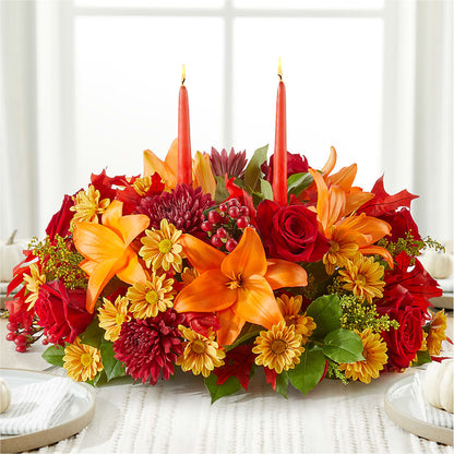 Autumn's Embrace Centerpiece –  Flowersusa.net, Tontitown AR