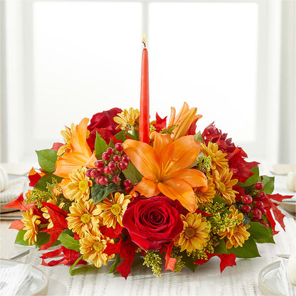 Autumn's Embrace Centerpiece –  Flowersusa.net, Tontitown AR